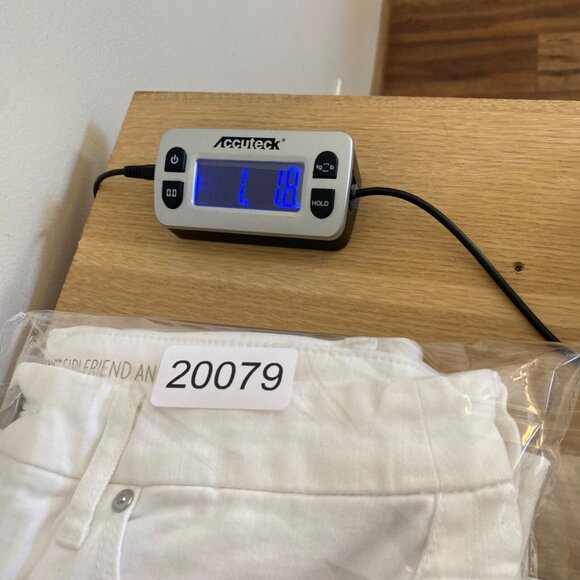 Chicos Jeans Women 0 US 4 White So Slimming Girlfriend Ankle Lace Patch Stretch - Picture 12 of 12